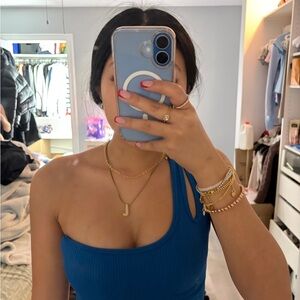 Zara Vibrant Blue Top